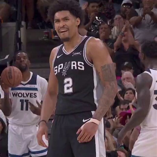 Dylan Harper had a special rookie year, with both his performance on the floor and joy with his @spurs teammates 😂What do you expect from the @spurs' rising star in Year 2?