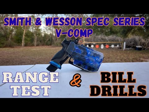 Smith & Wesson Spec Series V-Comp — INSANE Range Test & Bill Drills #review #2025 #2026 #edc #9mmgun
