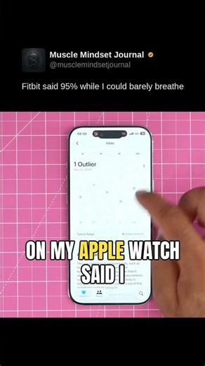 Fitbit said 95% while I could barely breathe