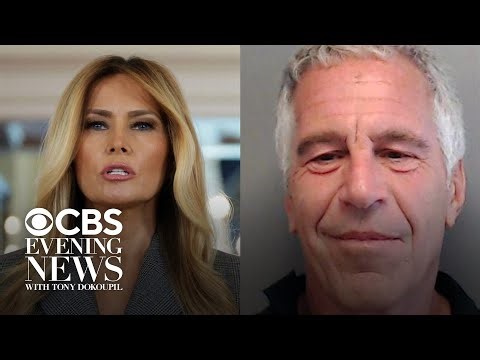 Melania gives statement on Jeffrey Epstein, diverging from Trump