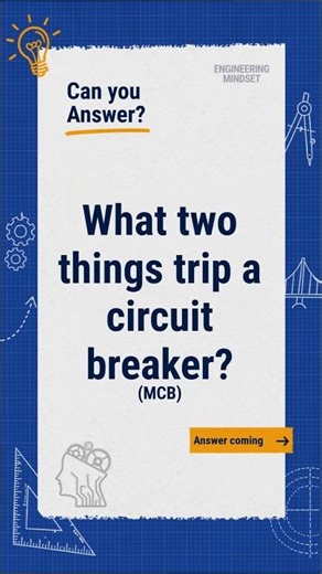 What two things trip a circuit breaker? (MCB) #electrical #electrician #electricalwork #mcb