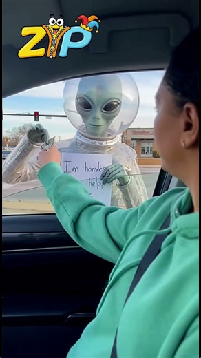 Aliens Turn Homeless in the City #viralvideo #drivinghumor #funnyvideo #funnyvideos