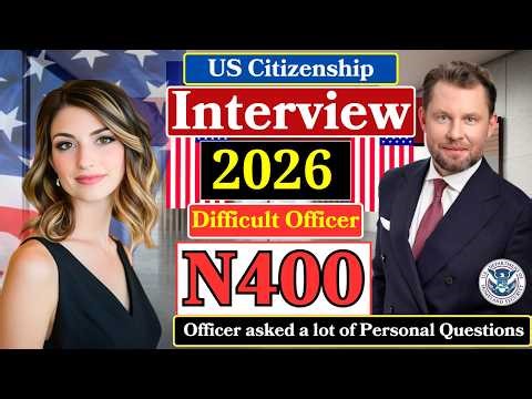 Actual Interview of U.S. Citizenship I Small Talk I N-400 Naturalization Interview and Test #n400