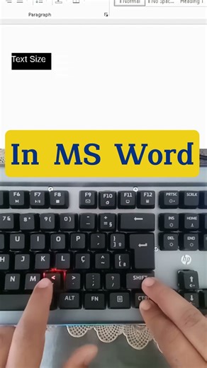 ms word text size increase decrease shortcut key | #msofficeskills #mswordshortcutkeys #msoffice