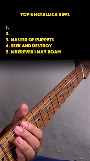 Top 5 Metallica Riffs