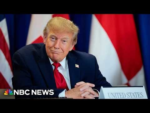 LIVE: Trump makes announcement on steel manufacturing | NBC News