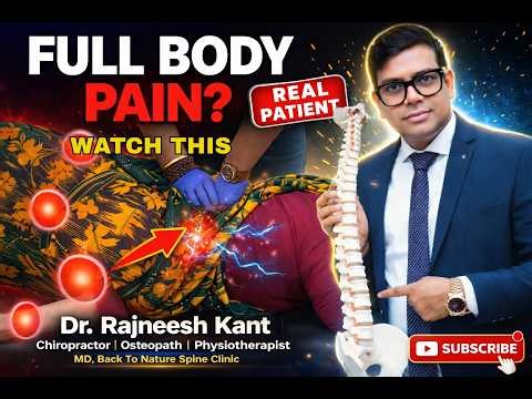 Full Body Joint Pain Relief 😱 | Watch This Chiropractic Adjustment by Dr. Rajneesh Kant