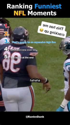 Top 5 Funniest NFL Moments Ranked 1-5 🏈📉