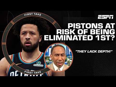 Stephen A. thinks the Pistons could be eliminated first in the playoffs 👀 | First Take YT Exclusive