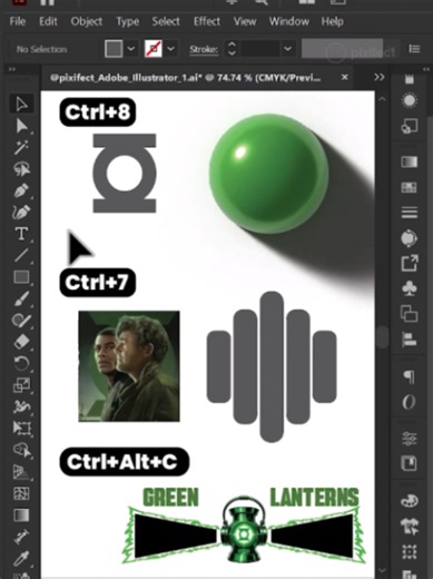 Adobe Illustrator 2026 - Tips and Guide to Shortcut Keys #pixifect #adobeillustrator #illustrator #photoshop #graphicdesigners
