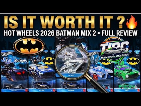 🦇 NEW 2026 Hot Wheels Batman Silver Series Mix 2! Is That A ZAMAC Batwing?! 🦇🔥#hotwheels #batman