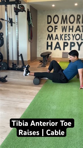 Tibia Anterior Toe Raises | Cable