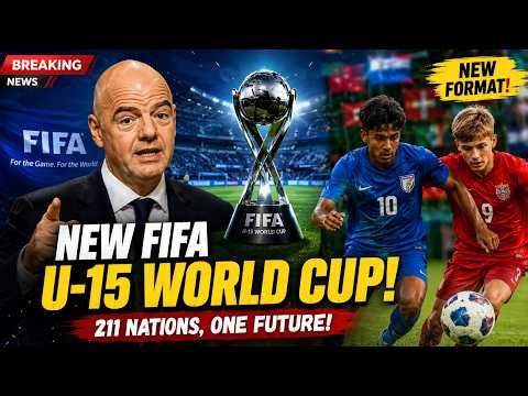🚨 FIFA Launches NEW U-15 World Cup! India, Russia & 211 Nations Set for Historic Tournament
