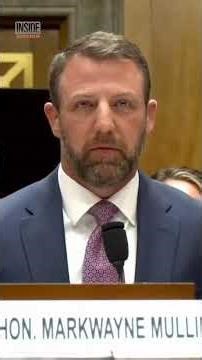 Rand Paul Goes Face-To-Face With Markwayne Mullin At Senate Hearing #shorts