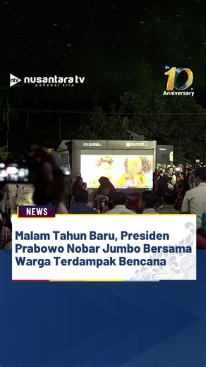 Presiden Prabowo Rayakan Tahun Baru Bersama Warga Tapanuli Selatan
