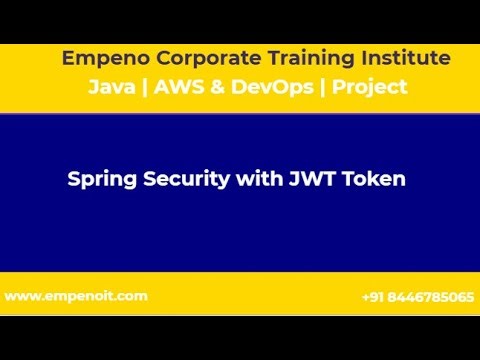 Spring Security with JWT Token