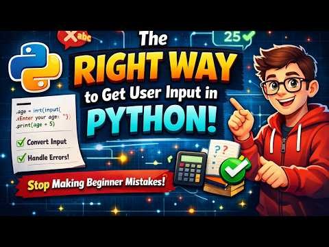 The Right Way to Get User Input in Python (Most Beginners Get This Wrong