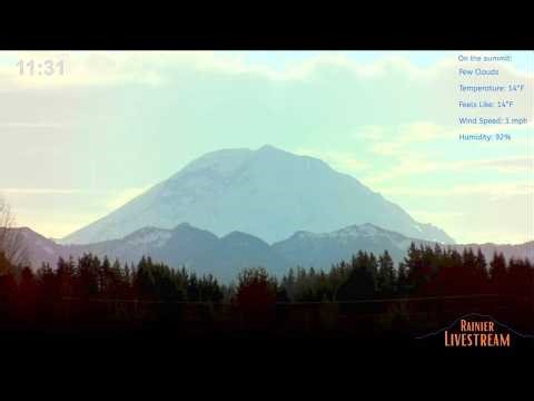 🌄 Mount Rainier Special All Day Livestream Broadcast - Is the Mountain Out?
