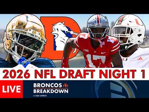 🚨Denver Broncos NFL Draft Live Stream 2026 NFL Draft Round 1 Analysis & Pick Tracker