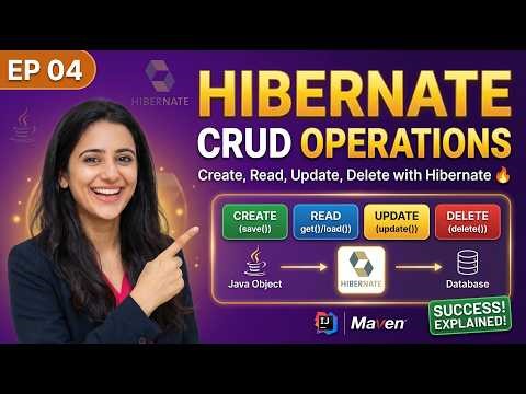 Hibernate CRUD Operations in Java | Insert, Update, Delete, Fetch Data (Step-by-Step Tutorial)