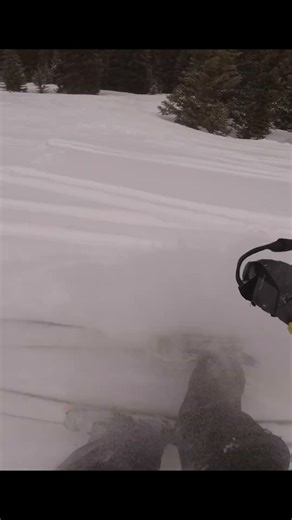 A GOOD RUN down Keystone ski resort, Bowl skiing after a Colorado snow storm #skiing