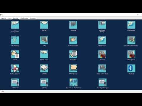 Vid1: Creating a Network with 2 PCs and 1 Switch.Configuring Static IP Addresses.Testing with Ping.