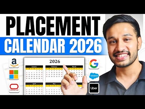WHICH Company Hires WHEN? | Placement & Internship Calendar 2026 | Off-Campus Hiring