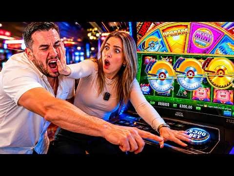 I Told Him DON'T BET $1,800/Spin As He REFUSED Right After We WON MASSIVE!