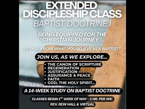 Extended Discipleship 14-Week Study Program - week 1 (virtual replay)
