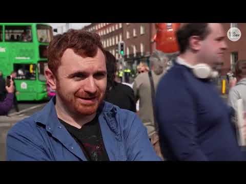 Irish protest Trump's Ireland visit. 'We shouldn't be welcoming him.'