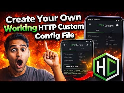 How to Create a Working HTTP Custom Config File For Secure Internet