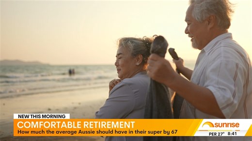 $1,000,000 before retiring 😮 Here's how much the average Australian needs saved in their super in order to have a comfortable retirement. #retirement #money #super | Sunrise