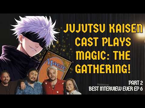 jujutsu kaisen english dub cast CLASH in magic: the gathering | PART 2