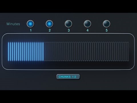 10 Minute Visual Timer - Neon Blue LED | Deep Focus & Study