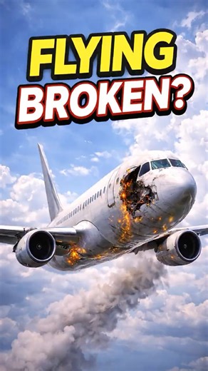 Planes fly broken. On purpose.
