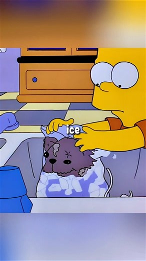 Bart found a teddy bear #simpsons