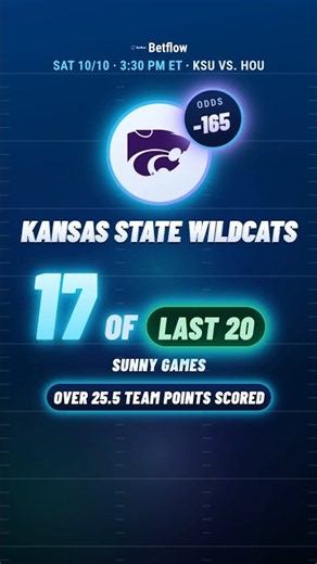 Houston Cougars vs Kansas State Wildcats College Football Pick!