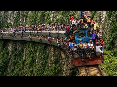 Impossible Places: World's Most Dangerous Railway Roads on Earth | 4K Travel Documentary