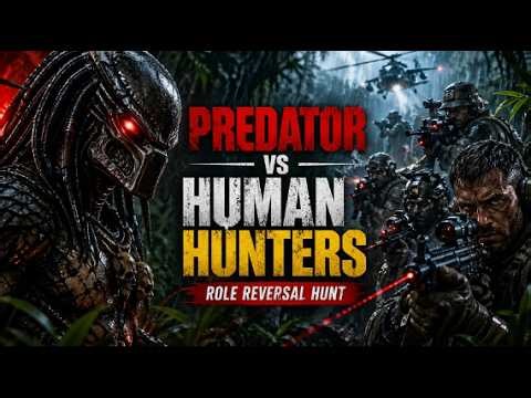 Predator vs Human Hunters – Role Reversal Hunt | Cinematic Jungle Battle (Full Story 4K)