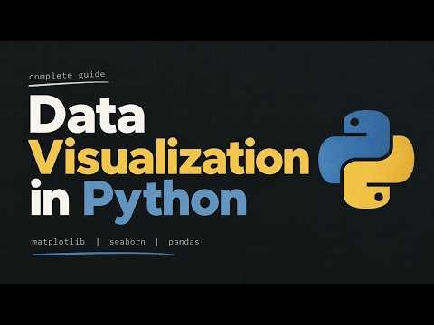 Data Visualization in Python | Matplotlib, Seaborn & Pandas Tutorial