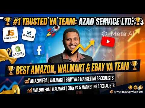 💰 Amazon FBA Product Research & Store Management Walmart VA Services