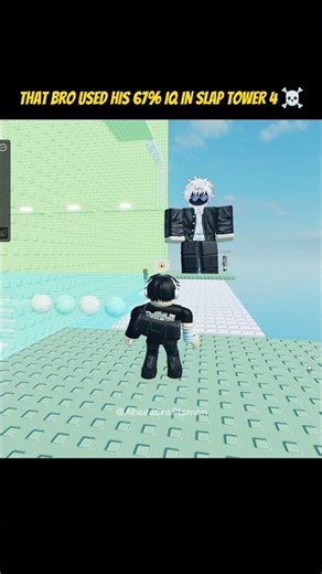 I Fell For That Size Changer Troll In Slap Tower Roblox ☠️ #roblox#fyp