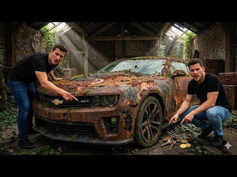 ASMR Car Restoration Full Restoration Of a Camaro ZL1 from total disrepair looking new