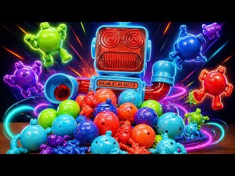 Colorful Surprise Balls Explosion Red + Light Blue + Dark Blue + Green