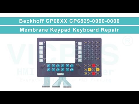 CP6829-0000-0000 Beckhoff CP68xx Keypad Membrane Replacement Repair