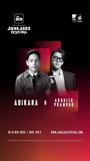Catch the Adikara & Ardhito collaboration at Java Jazz Festival 2026!