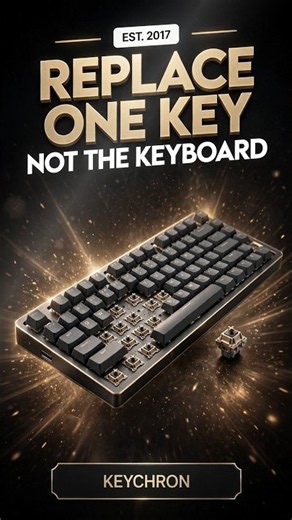 Replace One Key, Not The Keyboard. Keychron.
