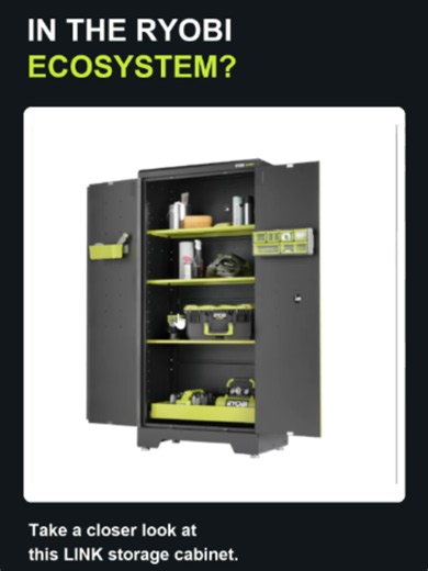 Ryobi Tools expands their lineup for storage #ryobi #ryobitools #toolstorage @ryobipowertools