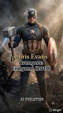 Evolution of Captain America (1990–2025) 🇺🇸 #captainamerica #marvel #mcu #avengers #chrisevans #ai