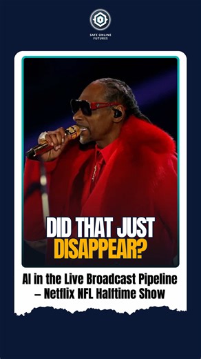 Live broadcasts increasingly rely on AI-assisted graphics, cleanup, and compression. When these systems misinterpret motion or edges, objects can flicker, vanish, or deform — even mid-performance. This isn’t about intent. It’s about understanding how the live broadcast pipeline now works so viewers know what they’re actually seeing. #snoopdogg #NFL #AIinMedia #LiveBroadcast #SpotTheSigns